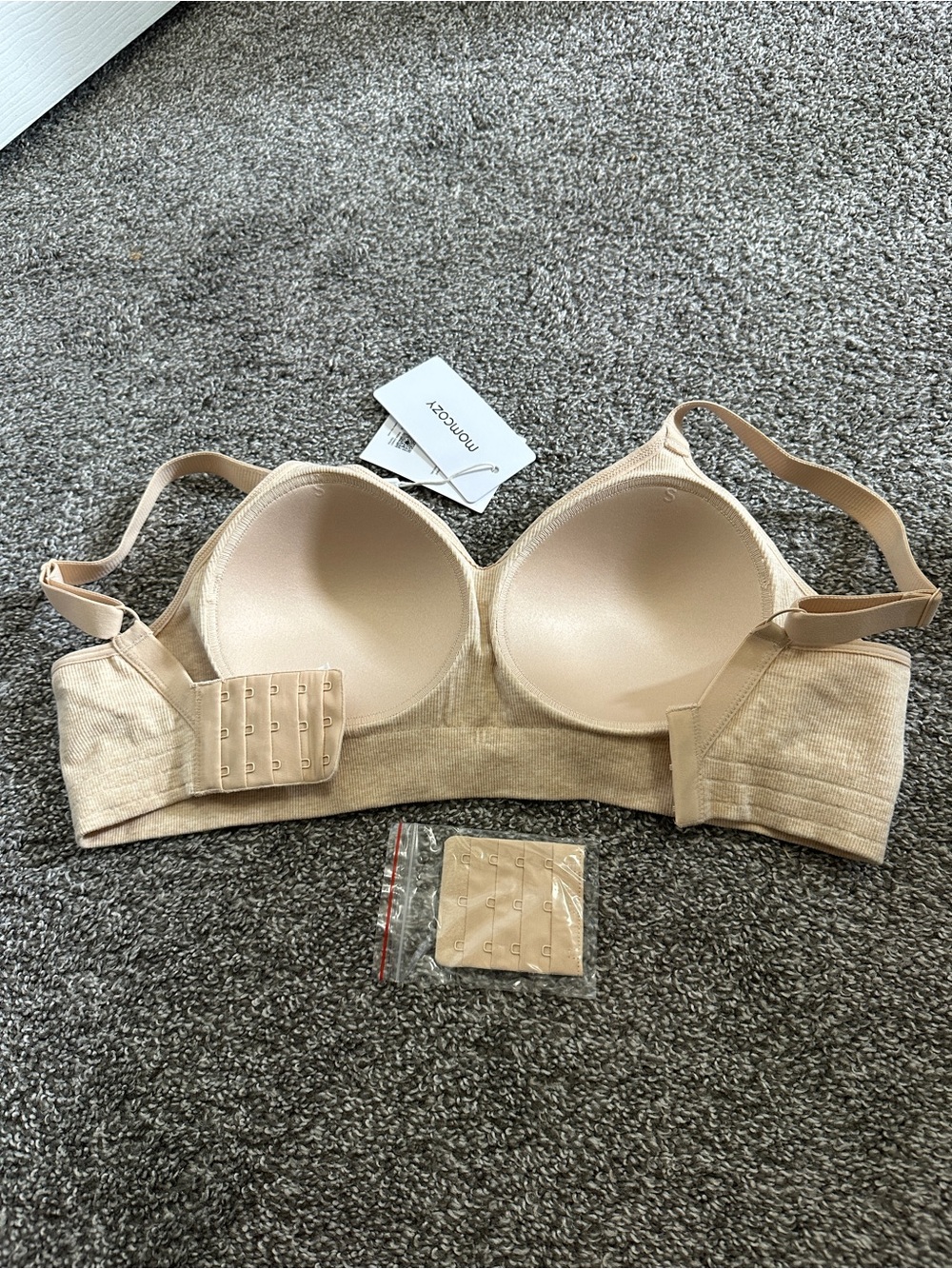 Momcozy Seamless U.S. Cotton Wireless Bra Small - Picture 2 of 2
